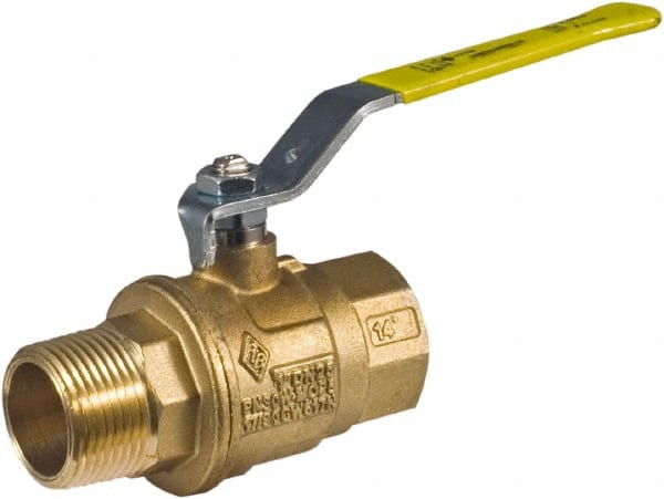 Full Port Bi-Directional Manual Ball Valve: 3/8″ Pipe, Full Port MNPT x FNPT