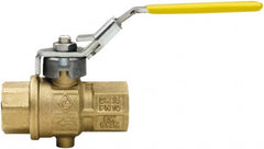 Full Port Manual Ball Valve: 1/4″ Pipe, Full Port NPT