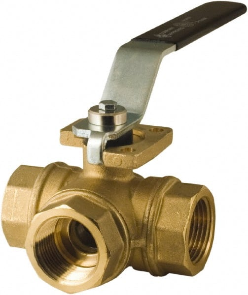 Standard Bi-Directional Manual Ball Valve: 3/4″ Pipe, Standard Port NPT