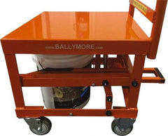 Ballymore - 400 Lb Capacity, 20" Wide x 27" Long x 42" High Mobile Cart - 1 Shelf, Steel, 2 Rigid/2 Swivel Casters - Americas Industrial Supply