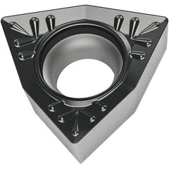 Walter - WCMT21.50.5 RM4 Grade WSM30S Carbide Turning Insert - 80° Trigon, 1/4" Inscr Circle, 3/32" Thick, 0.2mm Corner Radius - Americas Industrial Supply