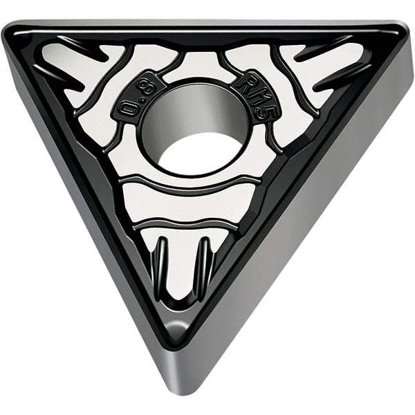 Walter - TNMG333 RM5 Grade WSM30S Carbide Turning Insert - 60° Triangle, 3/8" Inscr Circle, 3/16" Thick, 3/64" Corner Radius - Americas Industrial Supply