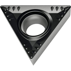 Walter - TCMT32.52 RM4 Grade WMP20S Carbide Turning Insert - TiCN/Al2O3/TiCN Finish, 60° Triangle, 3/8" Inscr Circle, 5/32" Thick, 1/32" Corner Radius - Americas Industrial Supply