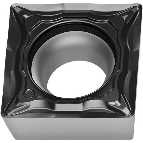 Walter - SCMT432 FM4 Grade WSM30S Carbide Turning Insert - 90° Square, 1/2" Inscr Circle, 3/16" Thick, 1/32" Corner Radius - Americas Industrial Supply