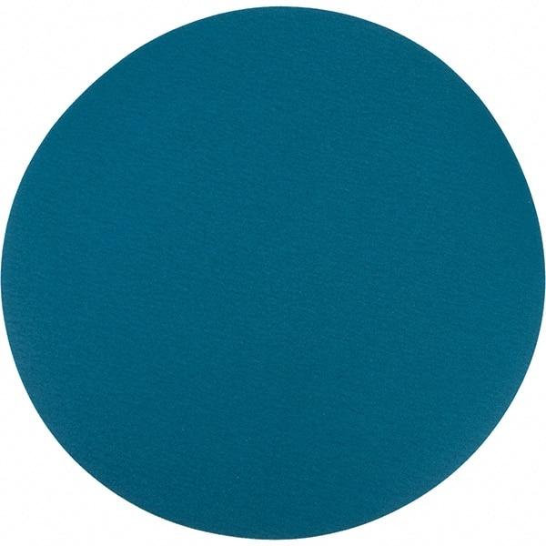 SIA Abrasives - 20" Diam, 80 Grit Zirconia Alumina Adhesive PSA Disc - Medium Grade, Y Weighted Cloth Backing, For Low Speed Dual-Action Sanders, Orbital Sanders - Americas Industrial Supply