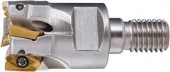 OSG - 33mm Cut Diam, 40mm OAL, Indexable Square Shoulder End Mill - ZD_T11... Inserts, M16 Modular Connection, 90° Lead Angle, Through Coolant, Series 78016 - Americas Industrial Supply