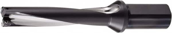 OSG - 5-3/4" Max Drill Depth, 4xD, 1-7/16" Diam, Indexable Insert Drill - 2 Inserts, 1-1/2" Shank Diam, Straight Shank - Americas Industrial Supply
