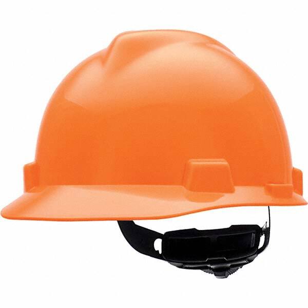 MSA - ANSI Type I Class E 4-Point Ratchet Short Brim Hard Hat - Americas Industrial Supply