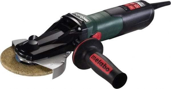 Metabo - 5" Wheel Diam, 2,000 to 7,600 RPM, Corded Angle & Disc Grinder - 5/8-11 Spindle, 9.5 Amps - Americas Industrial Supply