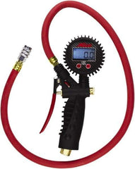 Milton - 0 to 255 psi Digital Kwik Grip Safety Tire Pressure Gauge - AAA Battery, 36' Hose Length - Americas Industrial Supply