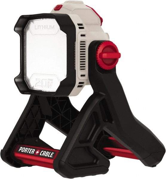 Porter-Cable - 20 Volts, 1800 Lumens, Cordless Work Light - Black/Gray, 8 hr Run Time - Americas Industrial Supply