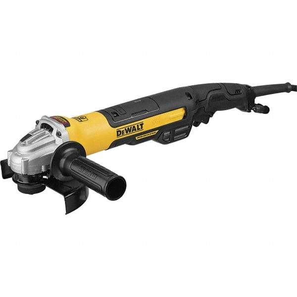 DeWALT - 5 & 6" Wheel Diam, 9,000 RPM, Corded Angle & Disc Grinder - 5/8-11 Spindle, 13 Amps - Americas Industrial Supply