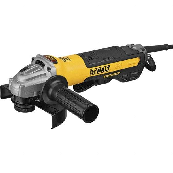 DeWALT - 5 & 6" Wheel Diam, 9,000 RPM, Corded Angle & Disc Grinder - 5/8-11 Spindle, 13 Amps - Americas Industrial Supply