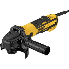 DeWALT - 5" Wheel Diam, 10,500 RPM, Corded Angle & Disc Grinder - 5/8-11 Spindle, 13 Amps - Americas Industrial Supply