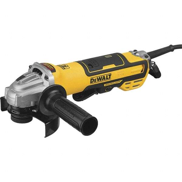 DeWALT - 5" Wheel Diam, 10,500 RPM, Corded Angle & Disc Grinder - 5/8-11 Spindle, 13 Amps - Americas Industrial Supply