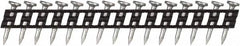 DeWALT - 13 Gauge 0.102" Shank Diam 0.78" Long Concrete Nails for Power Nailers - Steel, Yellow Zinc Finish, Smooth Shank, Angled Stick Plastic Collation, Round Head - Americas Industrial Supply