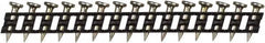 DeWALT - 11 Gauge 0.12" Shank Diam 0.68" Long Concrete Nails for Power Nailers - Steel, Yellow Zinc Finish, Smooth Shank, Angled Stick Plastic Collation, Round Head - Americas Industrial Supply