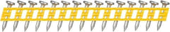 DeWALT - 13 Gauge 0.102" Shank Diam 3/4" Long Concrete Nails for Power Nailers - Steel, Zinc Finish, Smooth Shank, Angled Stick Plastic Collation, Round Head - Americas Industrial Supply
