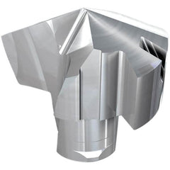 Iscar - Series ICN, 13.5mm Diam Grade IC08 Replaceable Drill Tip - Carbide, Uncoated, 13 Seat Size - Americas Industrial Supply