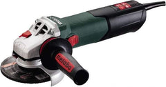 Metabo - 5" Wheel Diam, 11,000 RPM, Corded Angle & Disc Grinder - 5/8-11 Spindle, 13.5 Amps - Americas Industrial Supply