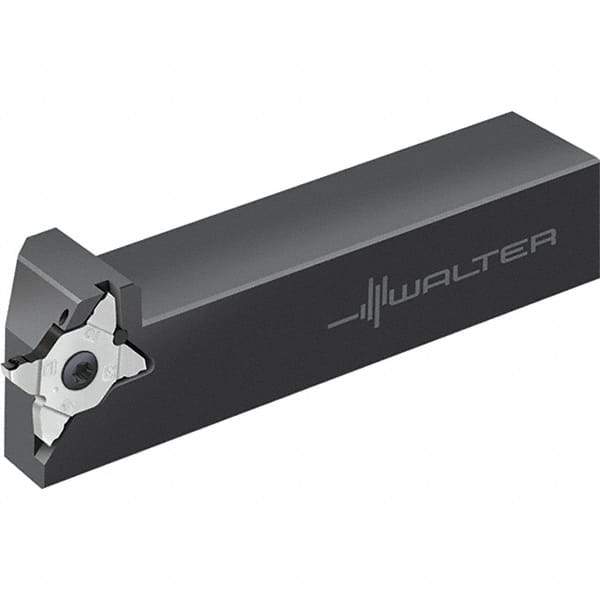 Walter - 6mm Max Depth of Cut, Indexable Grooving Tool Holder - 25mm Shank Height, 25mm Shank Width, 125mm OAL - Americas Industrial Supply