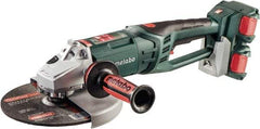 Metabo - 9" Wheel Diam, 6,600 RPM, Cordless Angle & Disc Grinder - 5/8-11 Spindle - Americas Industrial Supply