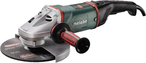 Metabo - 9" Wheel Diam, 6,600 RPM, Corded Angle & Disc Grinder - 5/8-11 Spindle, 15 Amps - Americas Industrial Supply