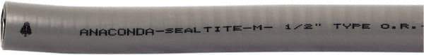 Anaconda Sealtite - 1" Trade Size, 400' Long, Flexible Liquidtight Conduit - Galvanized Steel & PVC, 1" ID, Gray - Americas Industrial Supply