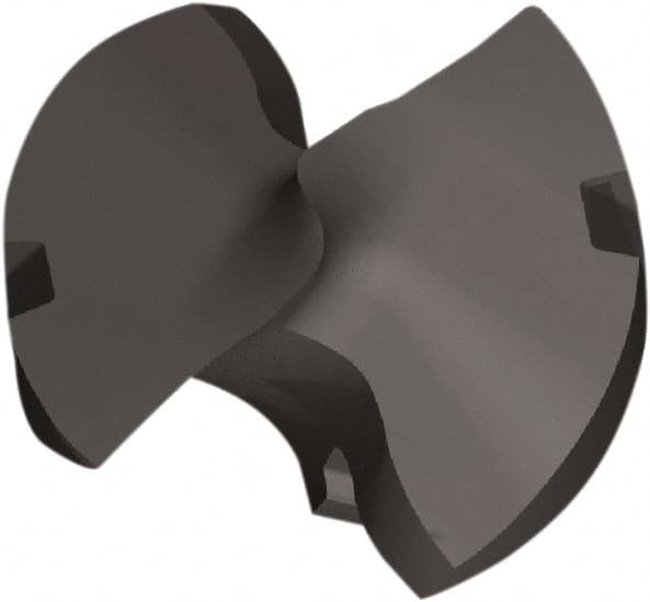 Kennametal - Series KTFS, 22.6mm Diam Grade KCP15A 143° Replaceable Drill Tip - Americas Industrial Supply