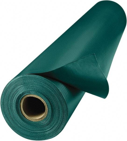 Steiner - 61" Wide Vinyl Laminated Polyester Welding Curtain - Green - Americas Industrial Supply