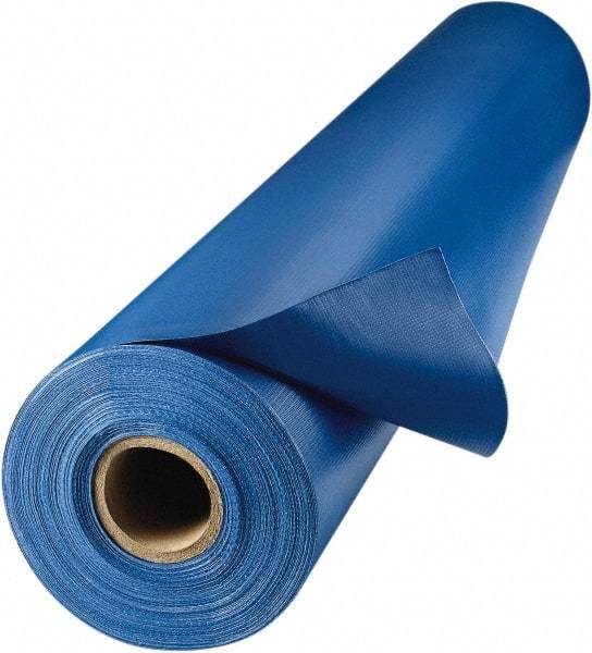 Steiner - 61" Wide Vinyl Laminated Polyester Welding Curtain - Blue - Americas Industrial Supply