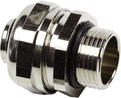 Anaconda Sealtite - 3/8" Trade, 316 Stainless Steel Threaded Straight Liquidtight Conduit Connector - Partially Insulated - Americas Industrial Supply