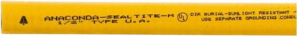 Anaconda Sealtite - 1/2" Trade Size, 1,000' Long, Flexible Liquidtight Conduit - Galvanized Steel & PVC, 12.7mm ID - Americas Industrial Supply