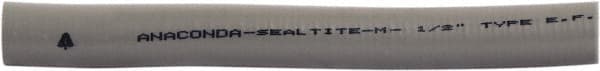 Anaconda Sealtite - 2-1/2" Trade Size, 50' Long, Flexible Liquidtight Conduit - Aluminum & PVC, 63.5mm ID, Gray - Americas Industrial Supply