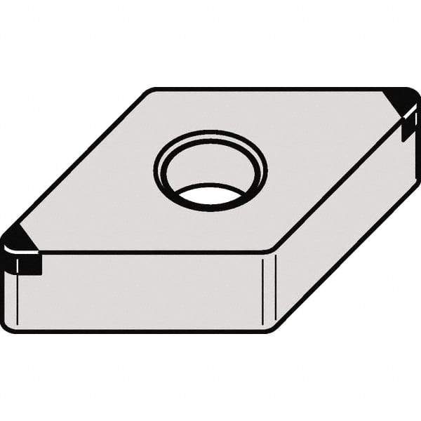 Kennametal - DNGA433 Grade KBH10 CBN Turning Insert - 55° Diamond, 1/2" Inscr Circle, 3/16" Thick, 3/64" Corner Radius - Americas Industrial Supply