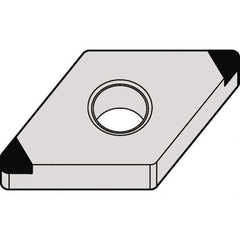 Kennametal - DNGA432 MT Grade KBH10 CBN Turning Insert - 55° Diamond, 1/2" Inscr Circle, 3/16" Thick, 1/32" Corner Radius - Americas Industrial Supply