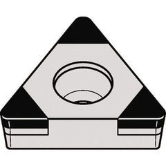 Kennametal - TCGW21.51 MT Grade KBH10 CBN Turning Insert - 60° Triangle, 1/4" Inscr Circle, 3/32" Thick, 1/64" Corner Radius - Americas Industrial Supply