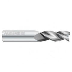 10mm Dia. x 64mm Overall Length 3-Flute Square End Solid Carbide SE End Mill-Round Shank-Center Cut-Uncoated - Americas Industrial Supply