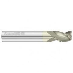 8mm Dia. x 64mm Overall Length 3-Flute Square End Solid Carbide SE End Mill-Round Shank-Center Cut-FC5 - Americas Industrial Supply