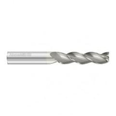 1/2 Dia. x 4 Overall Length 3-Flute Square End Solid Carbide SE End Mill-Round Shank-Center Cut-FC5 - Americas Industrial Supply