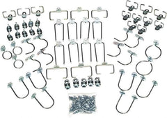 Triton - Silver Pegboard Wall Mounted Storage - For Use with DuraBoards, 1/4" & 1/8" Pegboards - Americas Industrial Supply