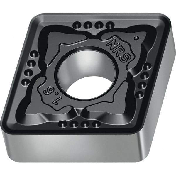 Walter - CNMG NRS Grade WSM20S Turning Insert - TiAlN+Al2O3+(Al) Finish, 80° Rhombic, 19.05mm Inscr Circle, 6.35mm Thick, 0.8mm Corner Radius - Americas Industrial Supply