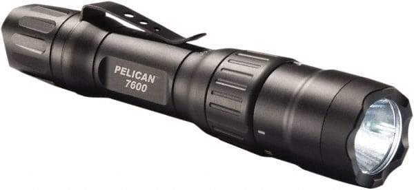 Pelican Products, Inc. - LED Bulb, 944 Lumens, Industrial/Tactical Flashlight - Black Aluminum Body, 1 3.7V Lithium-Ion Battery Included - Americas Industrial Supply
