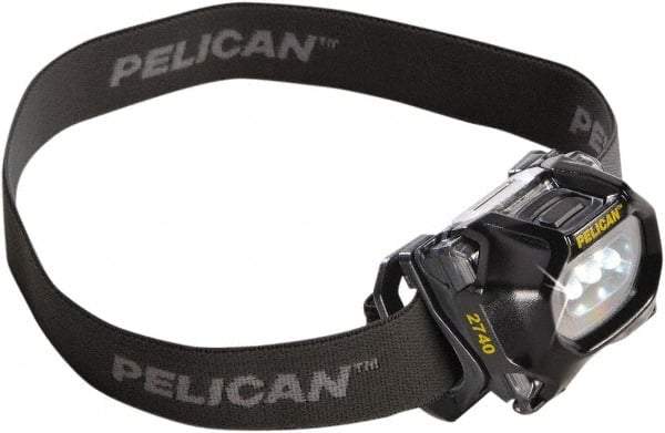 Pelican Products, Inc. - LED Bulb, 66 Lumens, Hands-free Flashlight - Black Polycarbonate Body, 3 AAA Alkaline Batteries Included - Americas Industrial Supply