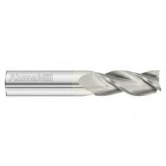 3/4 Dia. x 4 Overall Length 3-Flute Square End Solid Carbide SE End Mill-Round Shank-Center Cut-FC19 - Americas Industrial Supply