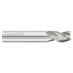 3/8 Dia. x 2-1/2 Overall Length 3-Flute Square End Solid Carbide SE End Mill-Round Shank-Center Cut-FC19 - Americas Industrial Supply
