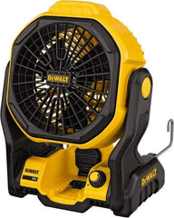 DeWALT - 7" Blade, 500 Max CFM, Cordless Fan - 4 Amps, 20 Volts, 3 Speed - Americas Industrial Supply