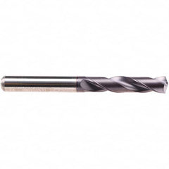 Emuge - 10.8mm 140° Spiral Flute Solid Carbide Screw Machine Drill Bit - Americas Industrial Supply