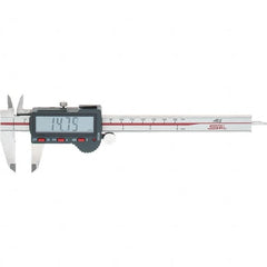 SPI - 0 to 150mm Range, 0.01mm Resolution, Electronic Caliper - Stainless Steel with 40mm Stainless Steel Jaws, 0.02mm Accuracy, Micro USB Output - Americas Industrial Supply