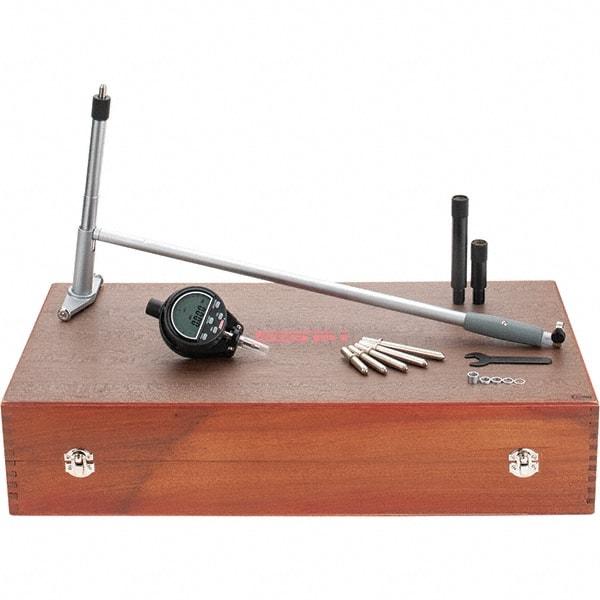 SPI - 250 to 400mm, 400mm Deep, Electronic Bore Gage - Up to 0.018mm Accuracy, 0.002mm Resolution, Data Output, Includes Indicator - Americas Industrial Supply